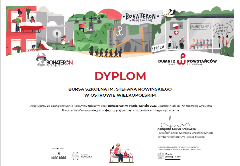 dyplom bursa